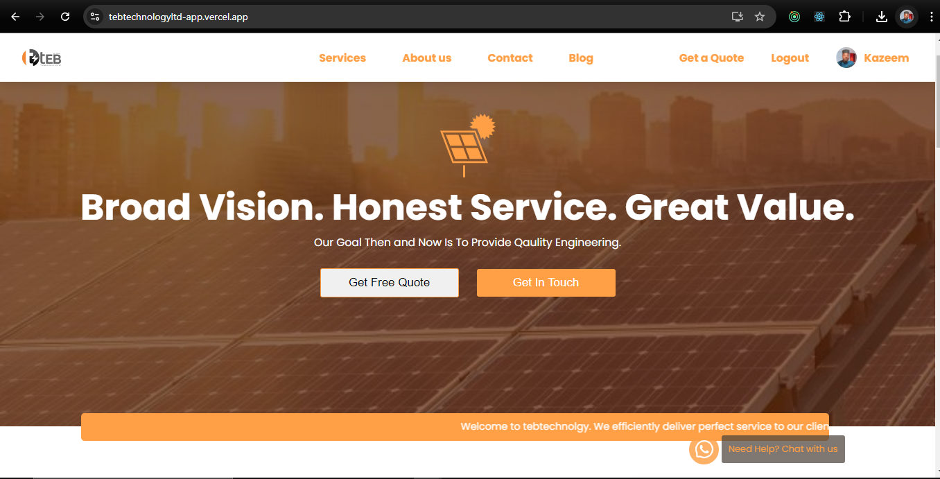 Mern Stack Solar/Inverter Web app