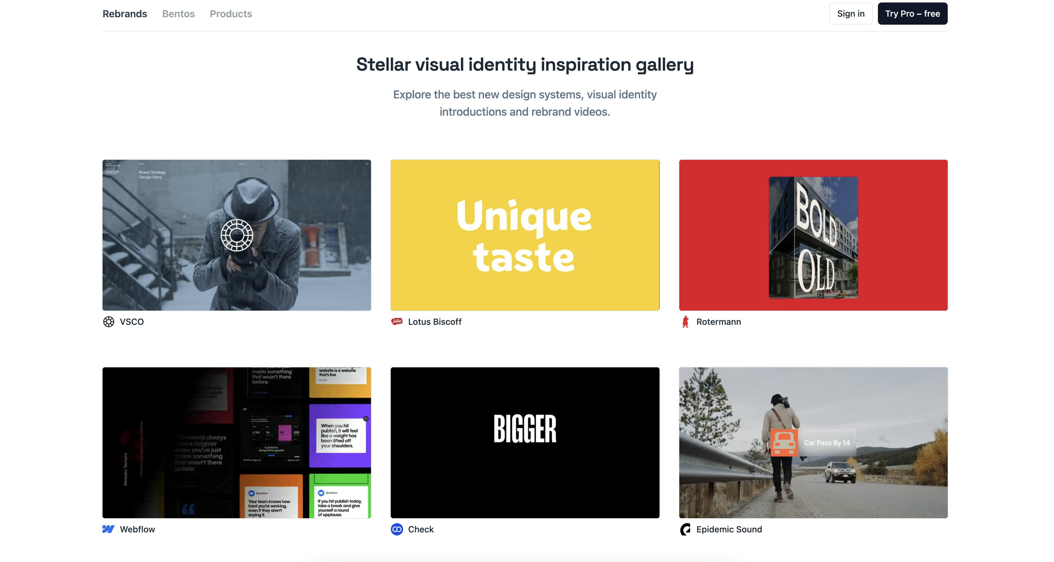 Rebrand Gallery