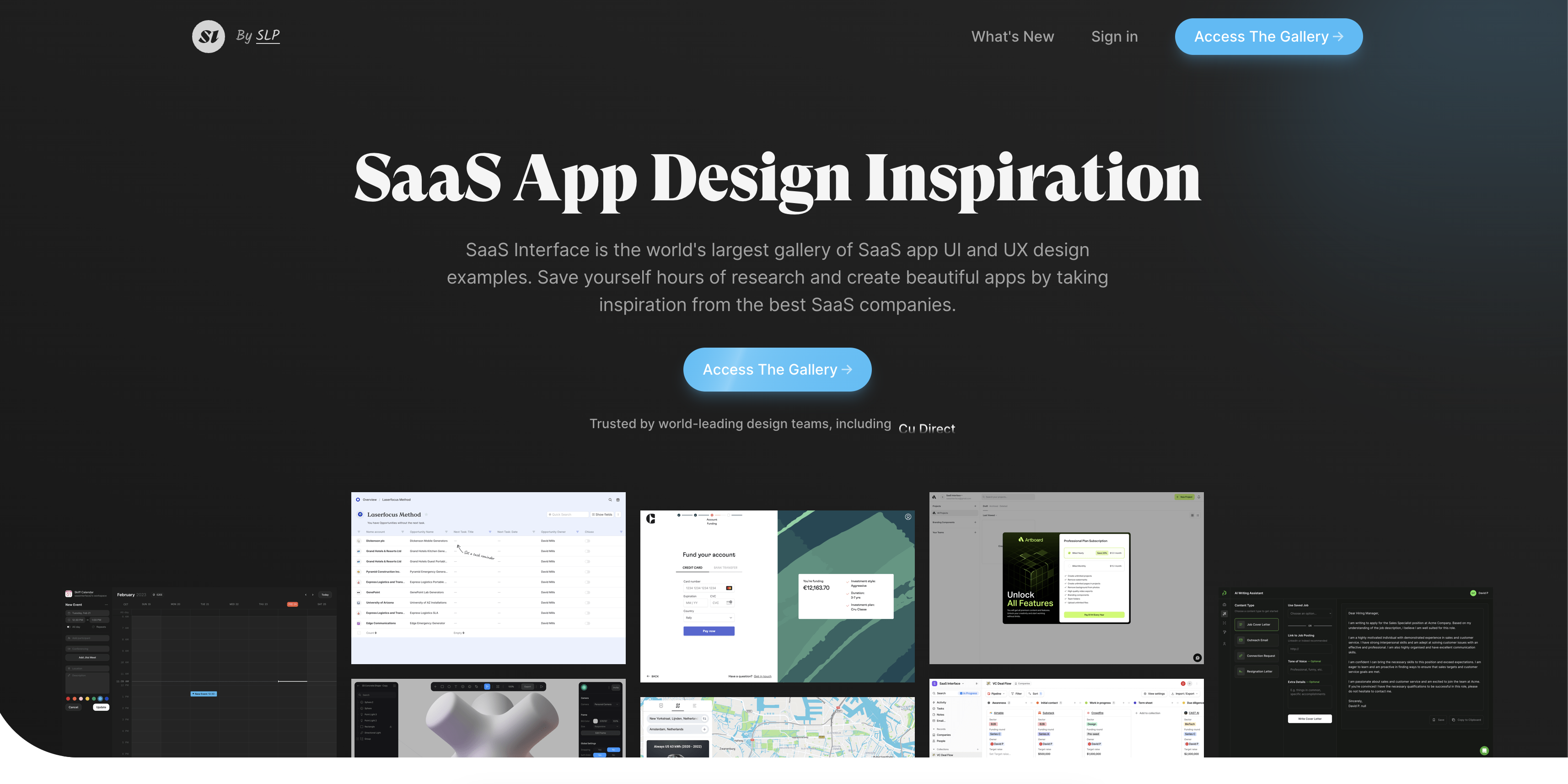 SaaS Interface