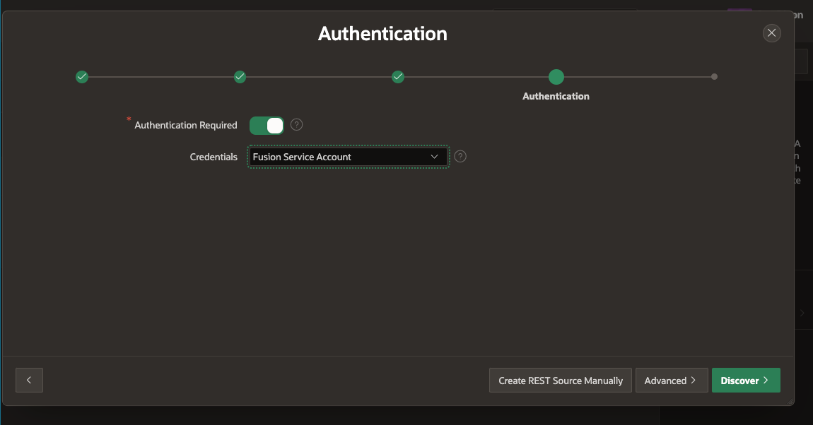 Create an Oracle APEX Fusion SaaS REST Source - 6