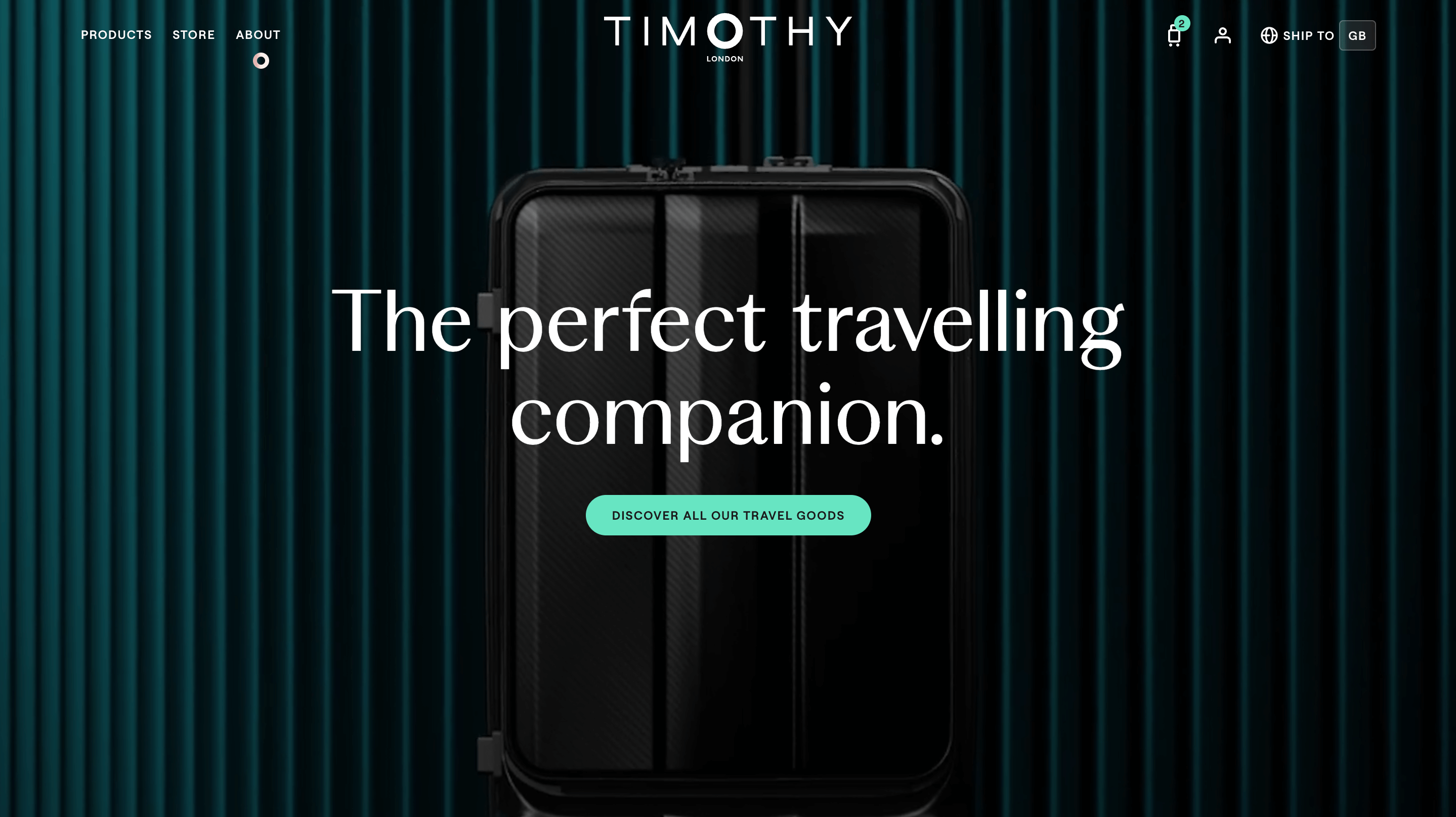 Timothy London website, developed by Brand42 using Weaverse