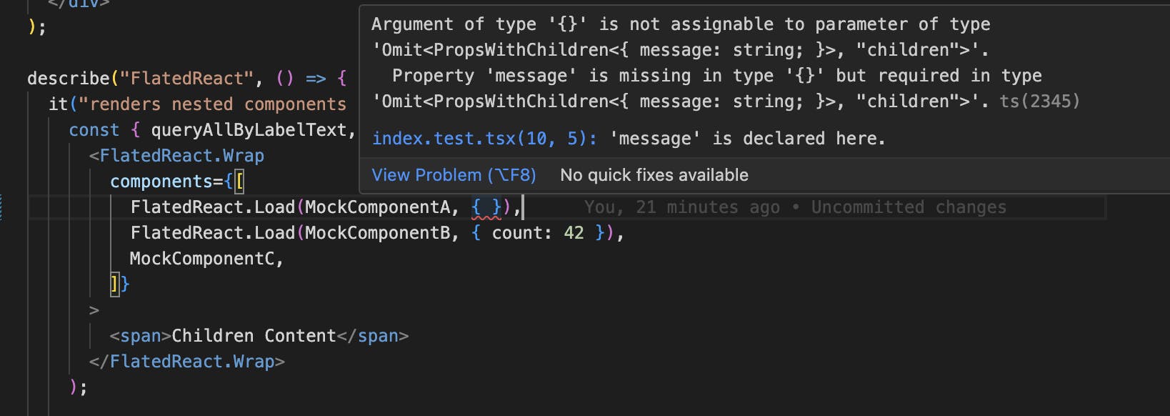 Typescript checking