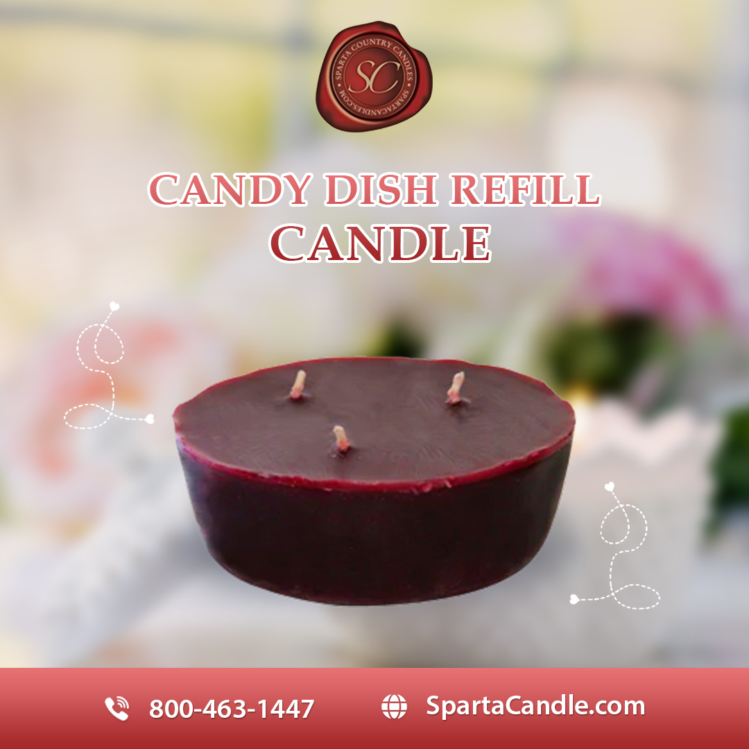 Scented Candle in a Candy Dish
