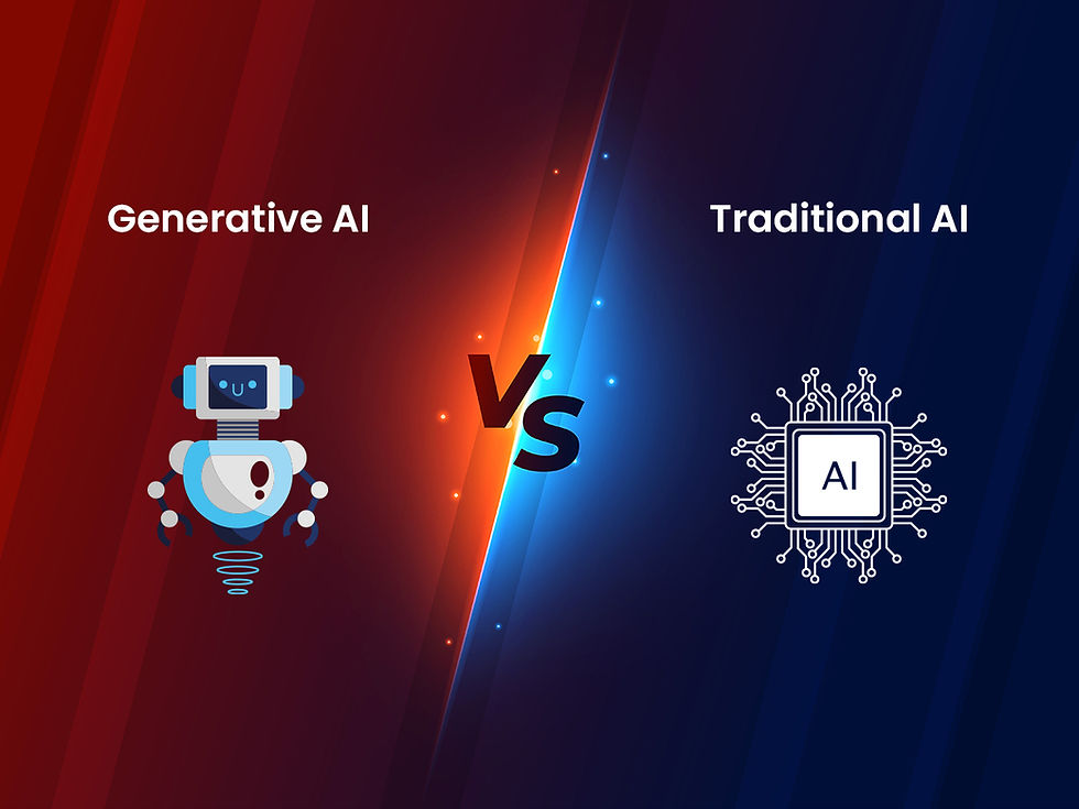 Traditional vs. Generative AI: More about Generative AI