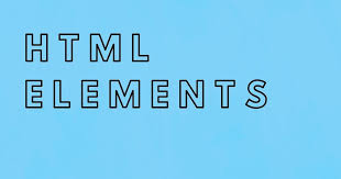 HTML Elements