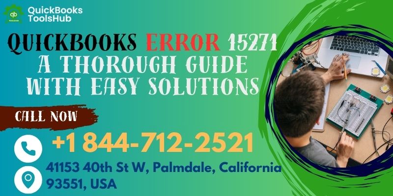 How to Easily Resolve QuickBooks error code 15271