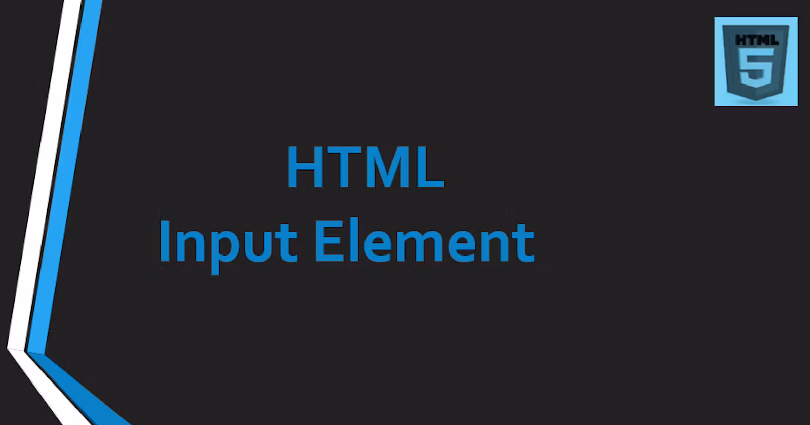 Input Elements