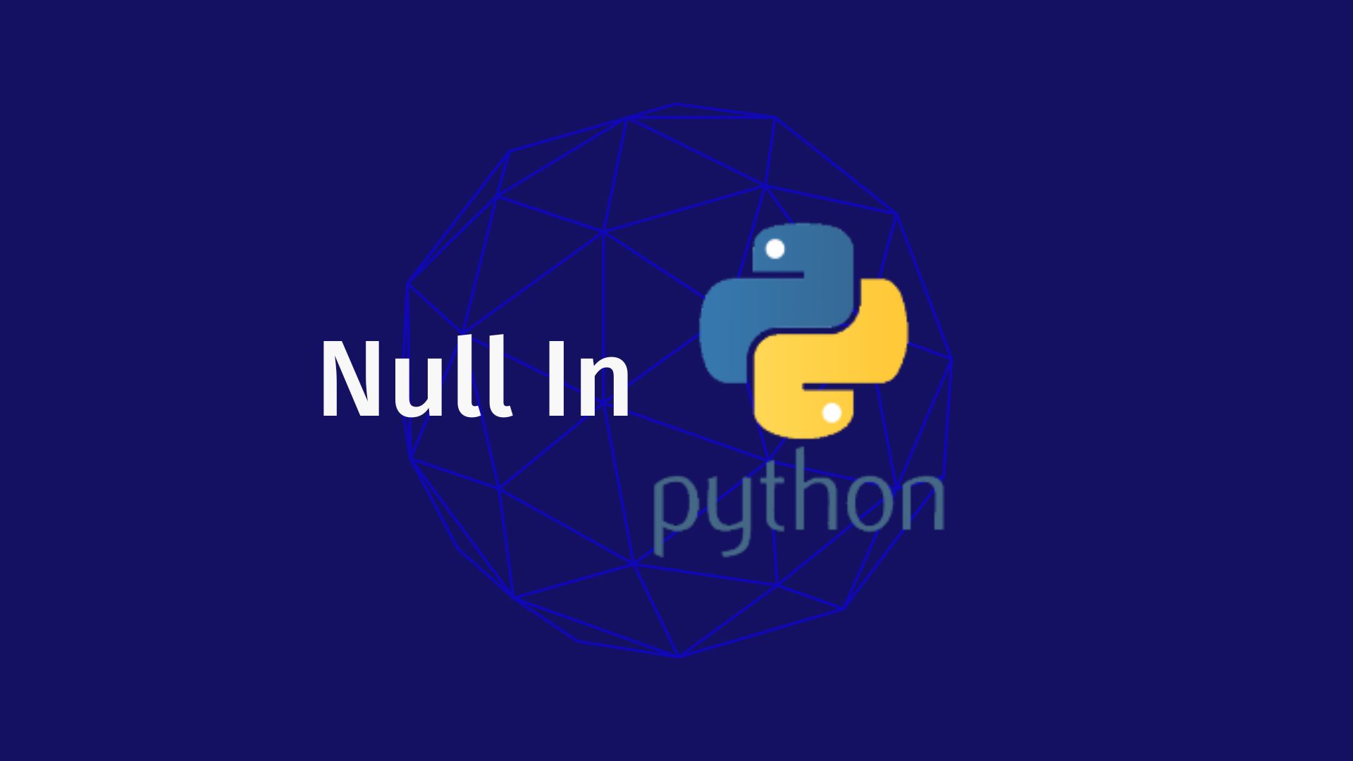 How null in Python works under the hood