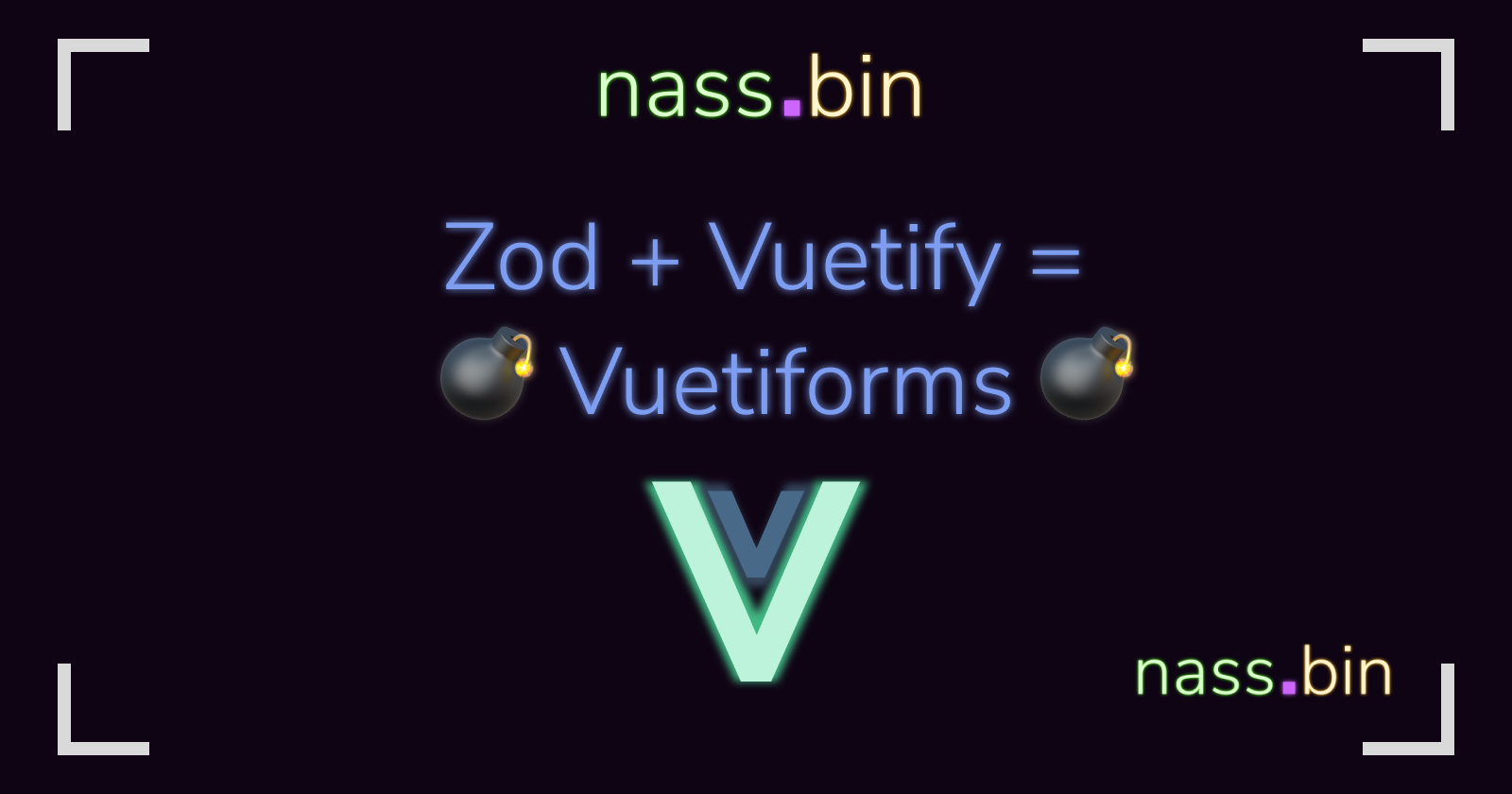 Zod + Vuetify = 💣 Vuetiforms