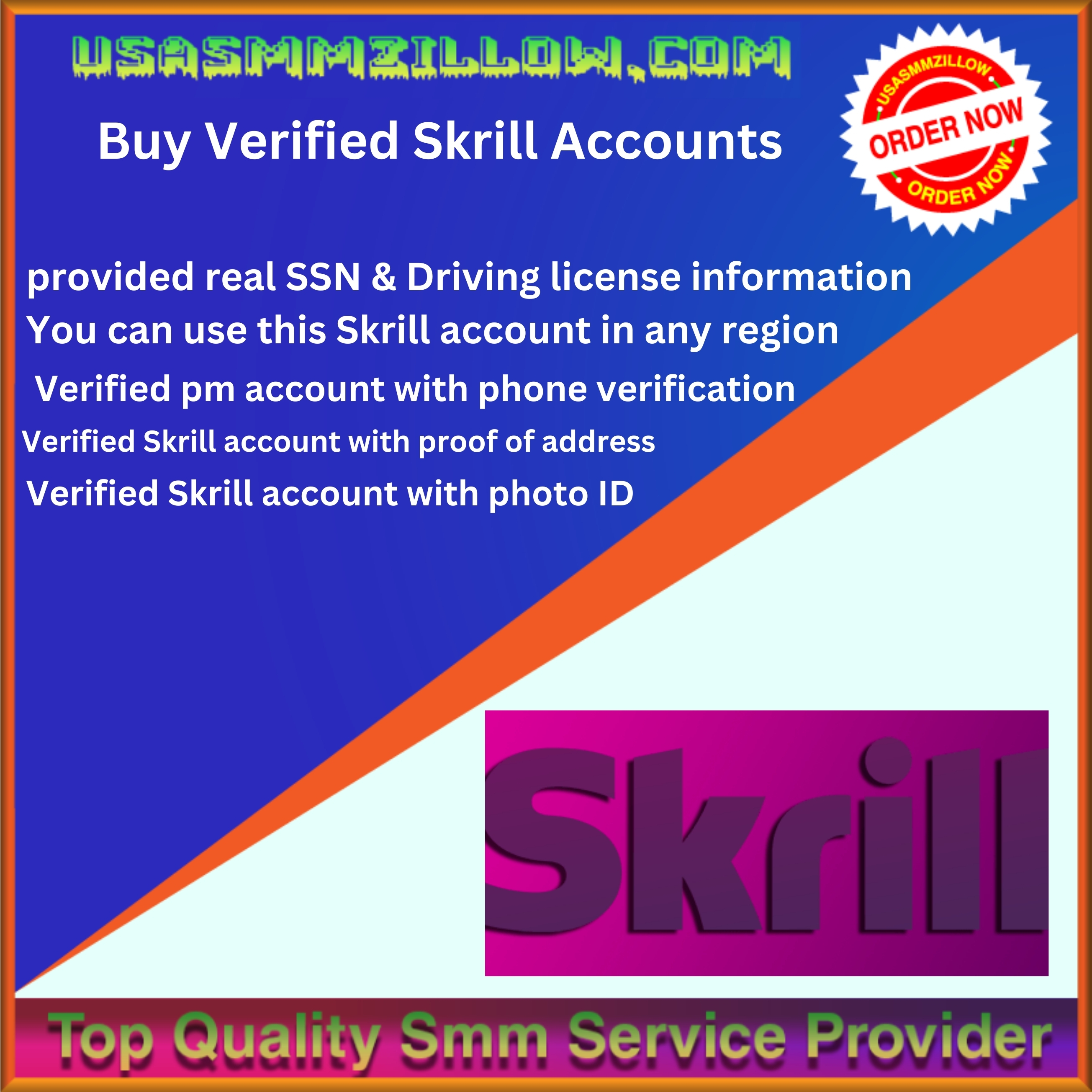 One The Best Site To Buy Verified Skrill Accounts In 2024