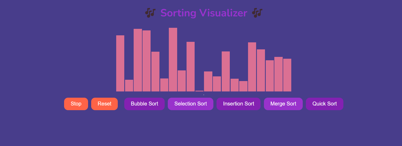 Creating a Sorting Visualizer with Sound : A Step-by-Step Journey