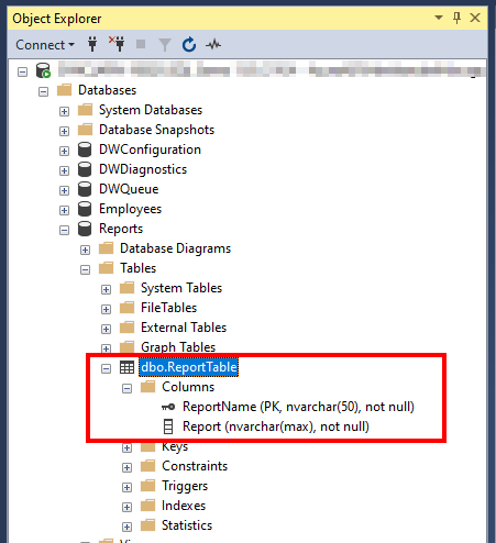 Verifying Table Creation