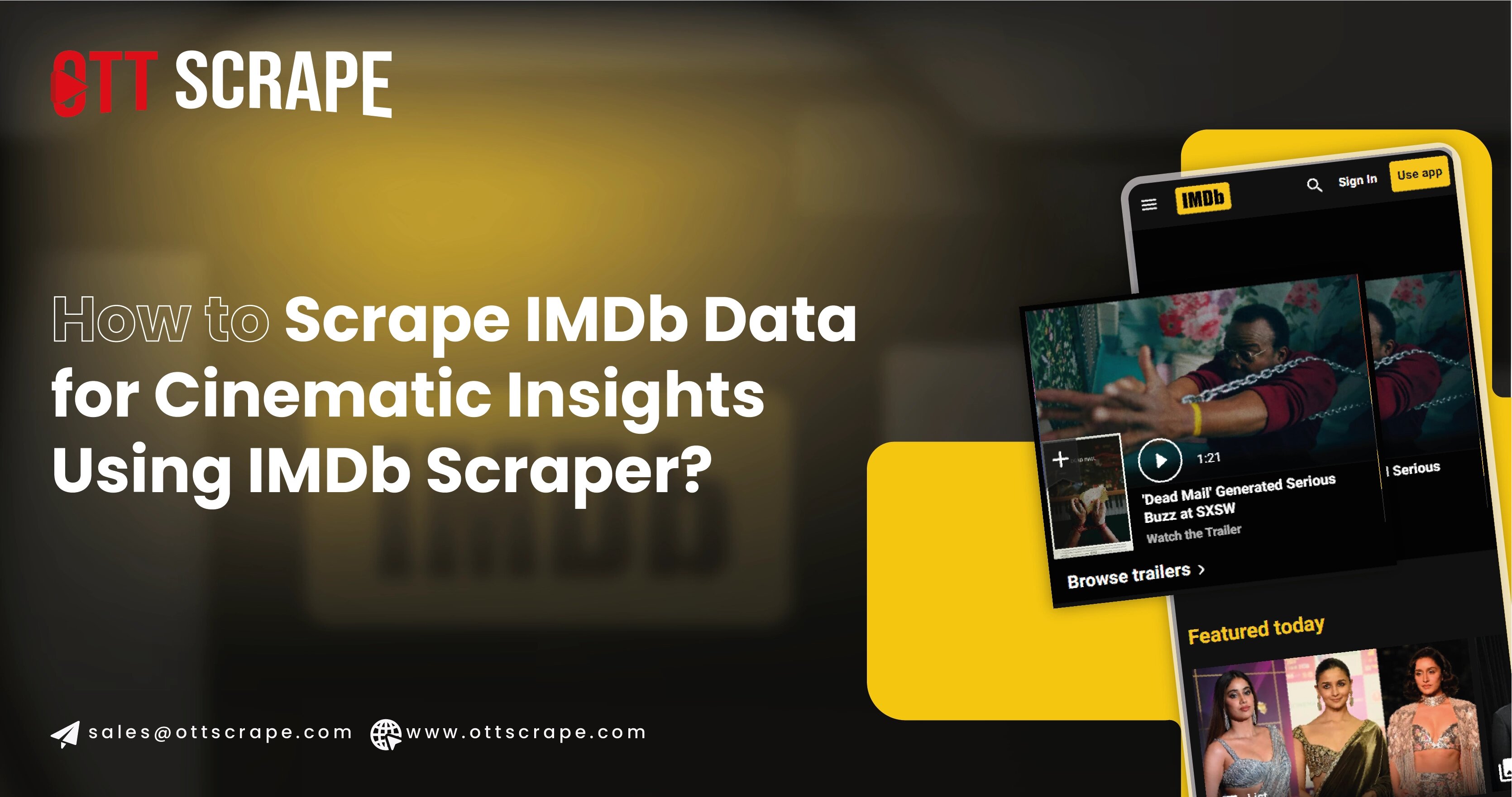 Scrape IMDb Data for Cinematic Insights | IMDb Scraper