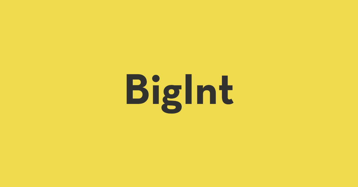 Javascript Bigint JavaScript BigInt: Precision for Huge Numbers