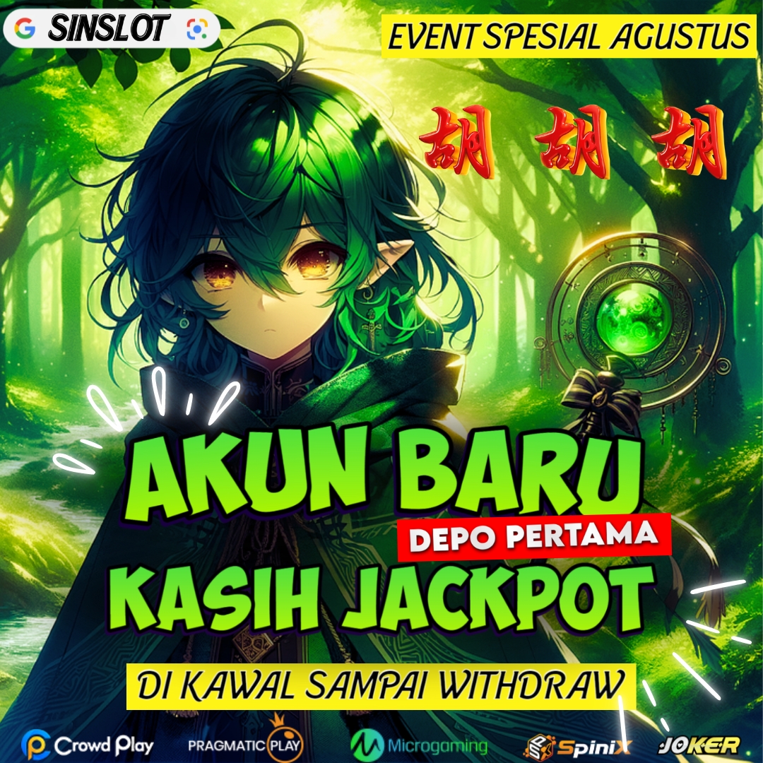 Sinslot : Agen Slot Akun Gacor Terpercaya kasih Jackpot