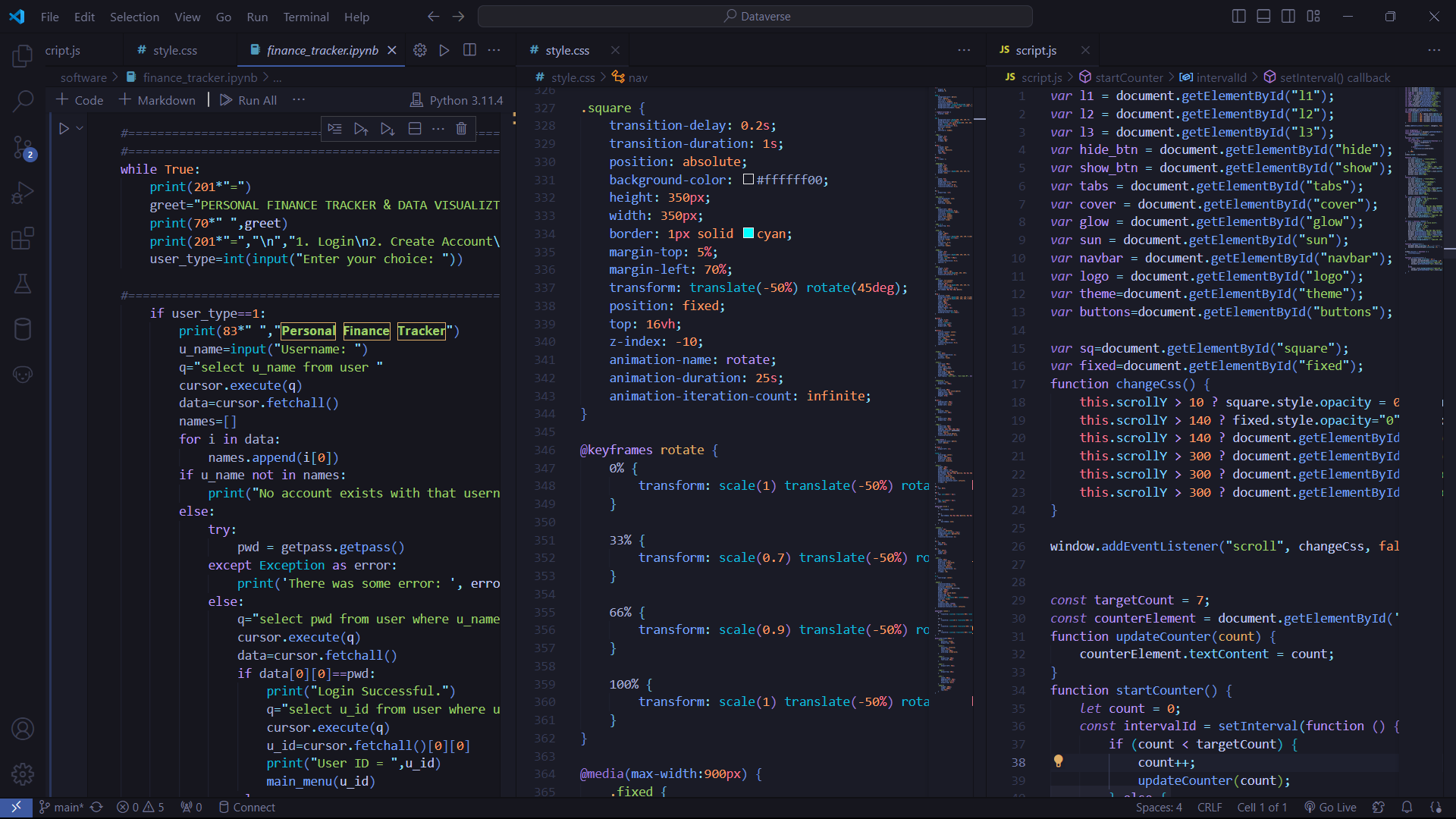 Showcasing My Software Projects: CodeIt, Dataverse, Encryptify, and The Red Shift Software (TReSS)