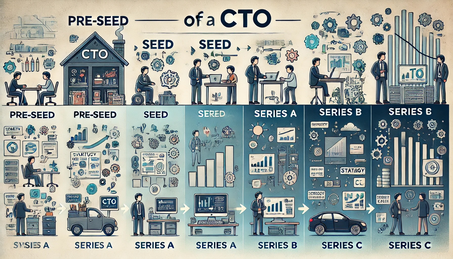 The Evolving Role of a Startup CTO: From Seed to Scale