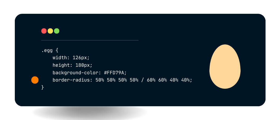 Drawing Awesome Shapes with Elliptical Border Radius in CSS