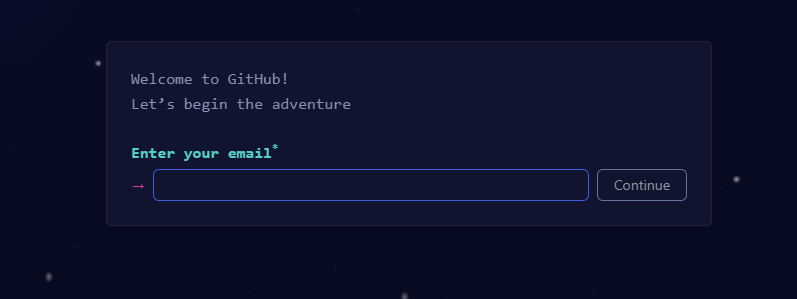 Git hub account