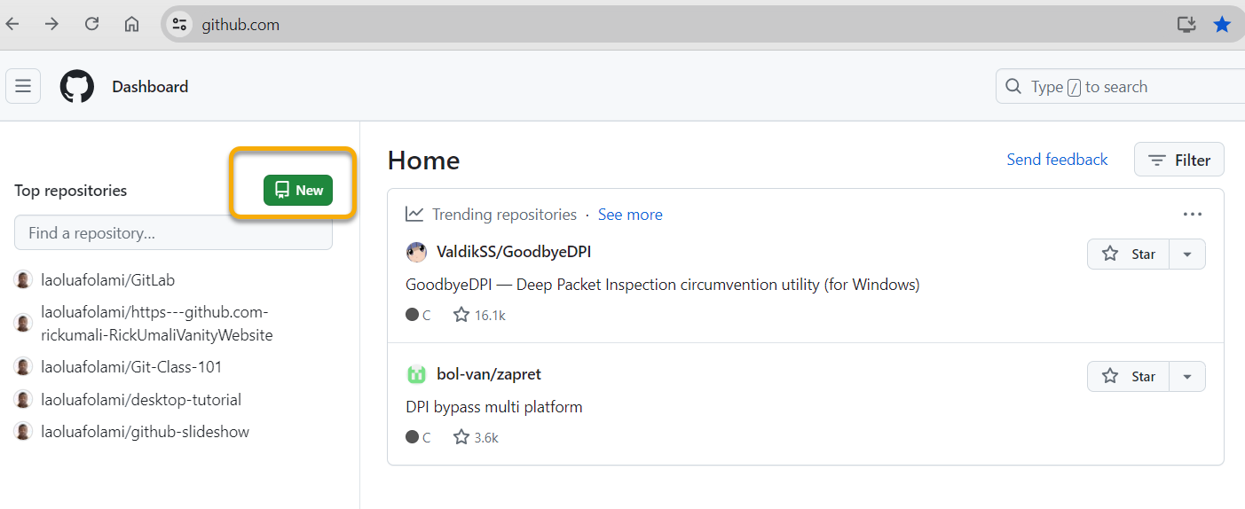 new repo
