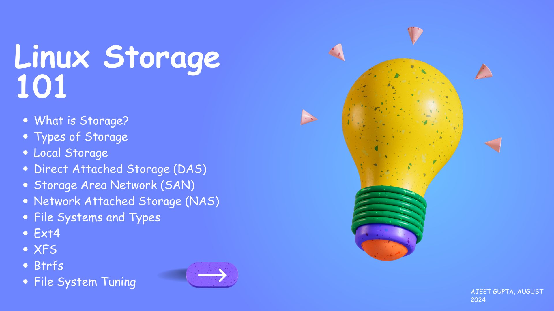 🛠️ Linux Storage 101 : Storage Concepts and File Systems