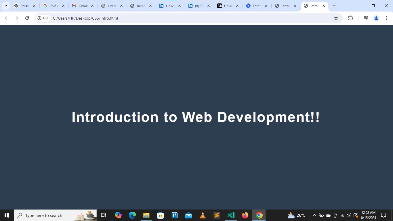 DAY 10: Introduction To Web Development