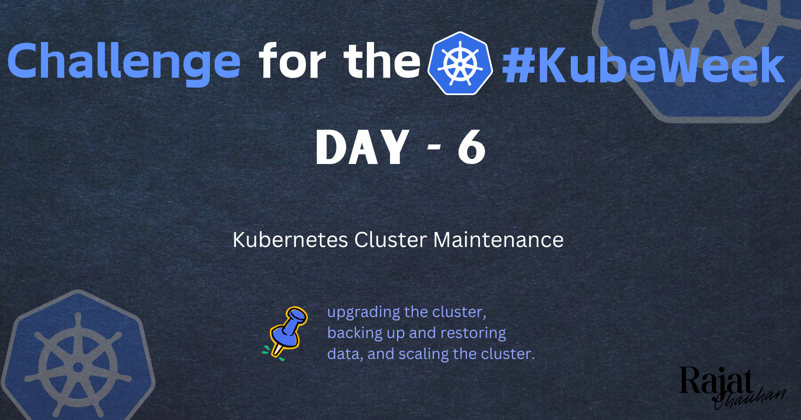 Kubernetes Cluster Maintenance