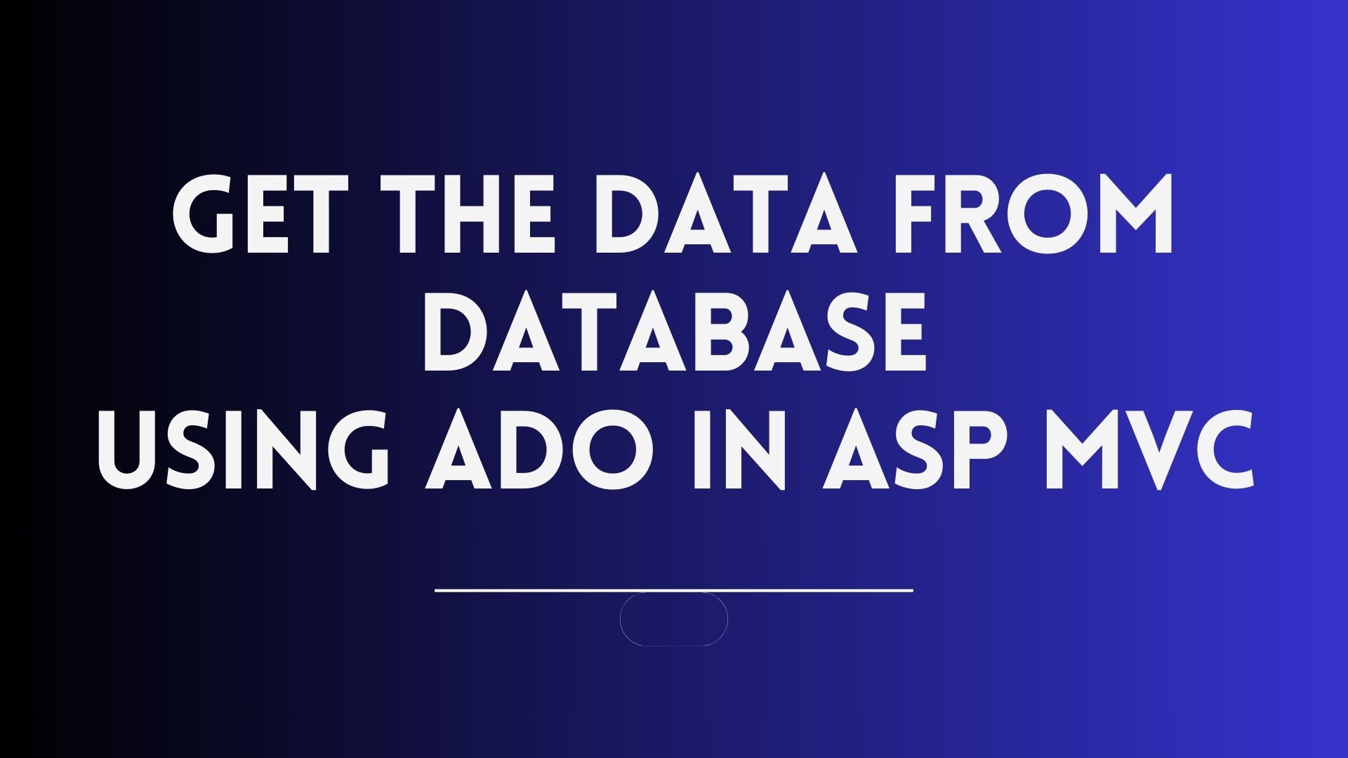 How to Fetch Data from a Database Using ADO.NET in ASP.NET Core 8 MVC