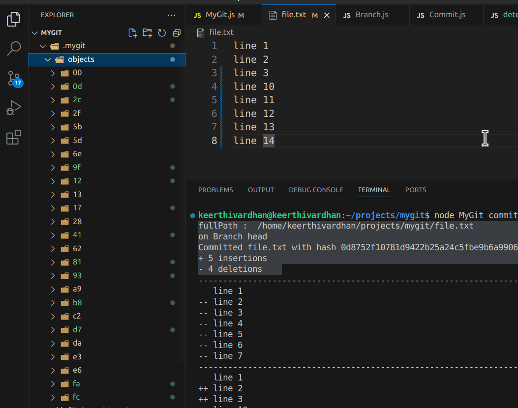 Mini-git, Understanding How Files Are Stored in Git Objects