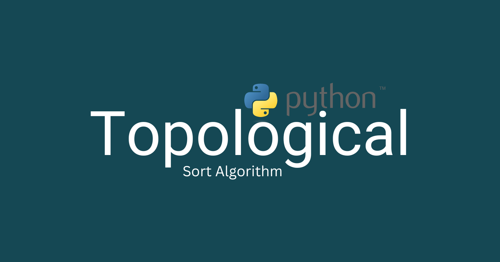 Topological Sort Algorithm