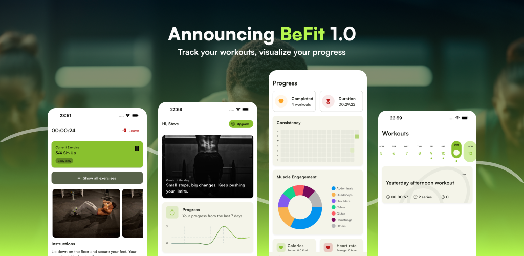 BeFit - Workout tracker