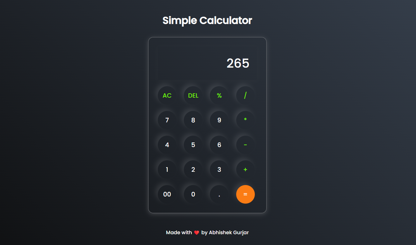 Build a Simple Calculator Website