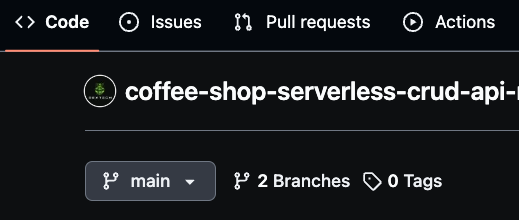 Select "Actions" in the top right of GitHub repository options.