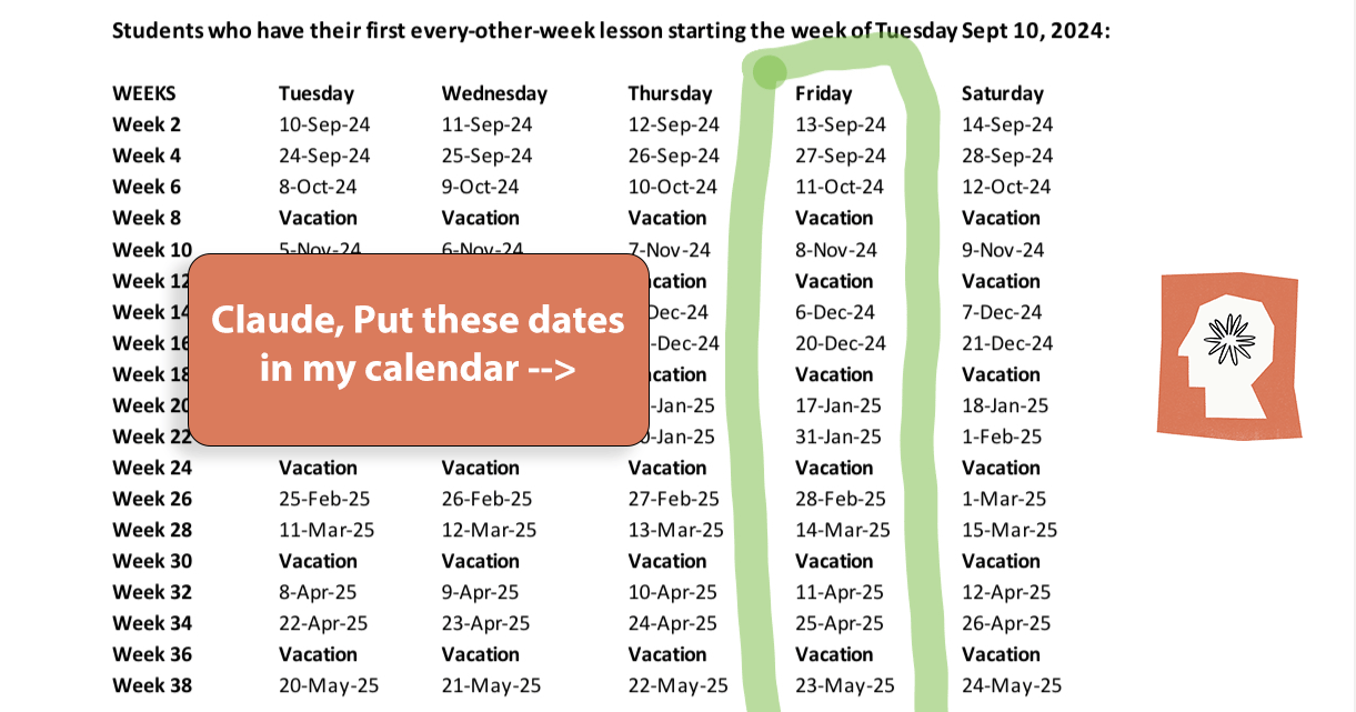 Stupid but useful AI tricks: Creating calendar entries from an image using Anthropic Claude 3.5