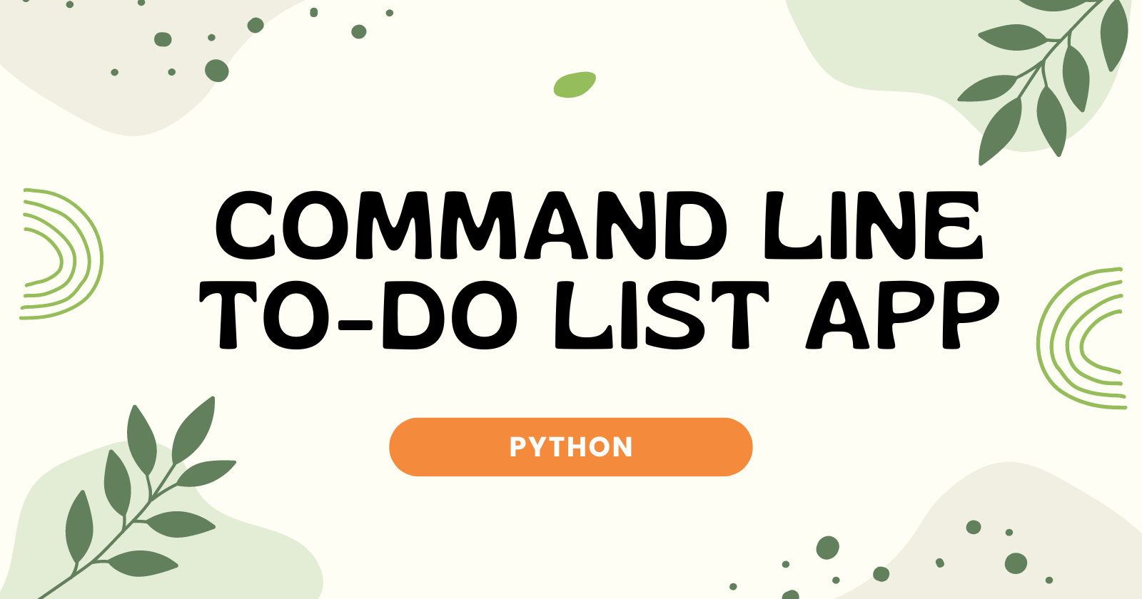 How to Build a Python Command-Line To-Do List App