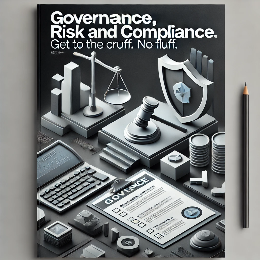 Governance, Risk and Compliance
 (Get to the Crux. No Fluff.)