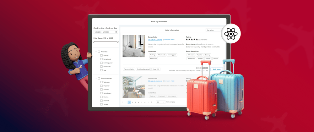 Easily Create a Hotel Room Booking App with React DataGrid