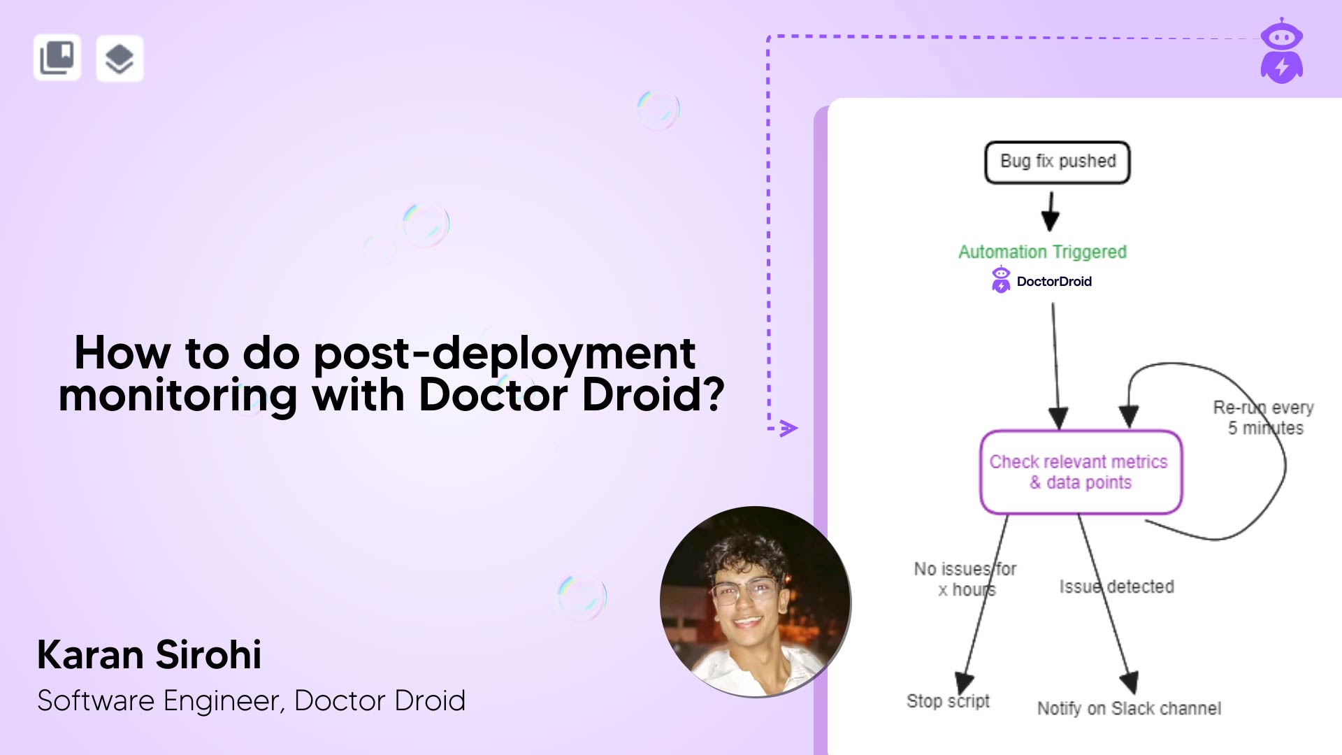 How to do post-deployment monitoring with Doctor Droid?