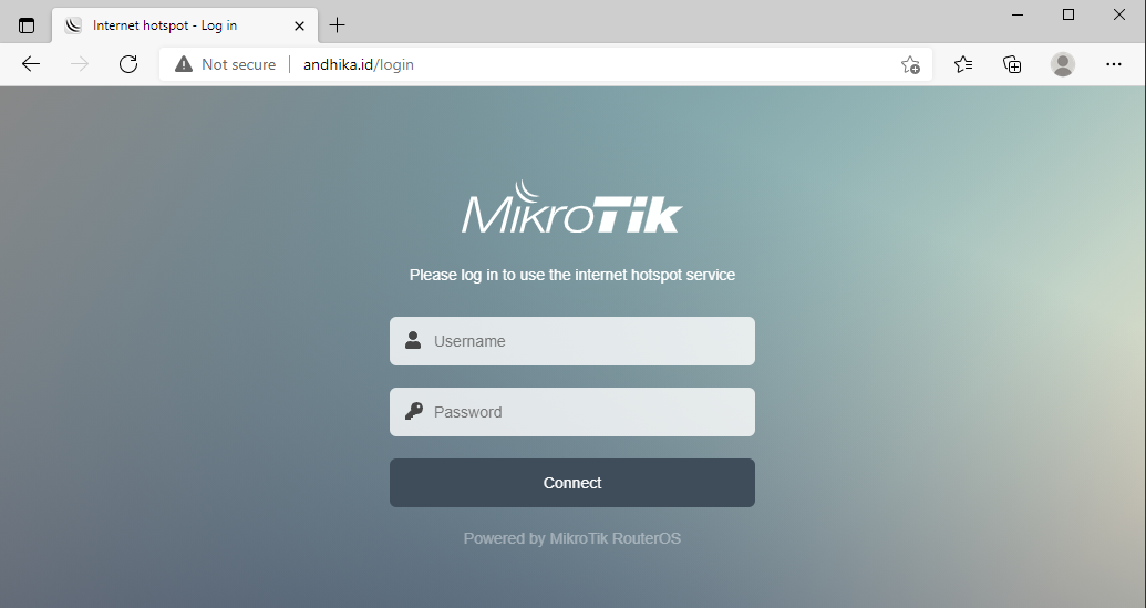 Konfigurasi Mikrotik Sebagai Gateway dan Wireless Hotspot (Winbox)