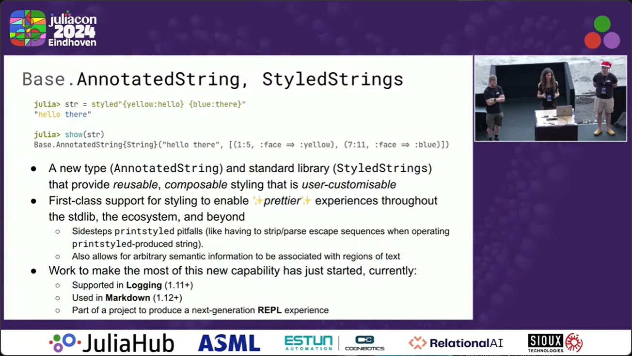 Slide about StyledStrings