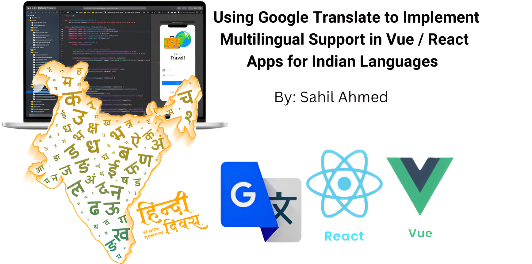 How to Implement Multilingual Support in Vue 3/React for Indian Languages via Google Translate Select