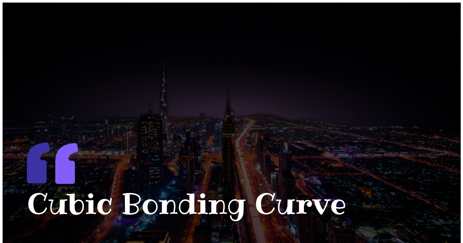 Understanding the Cubic Bonding Curve in Phrase.Trade Protocol