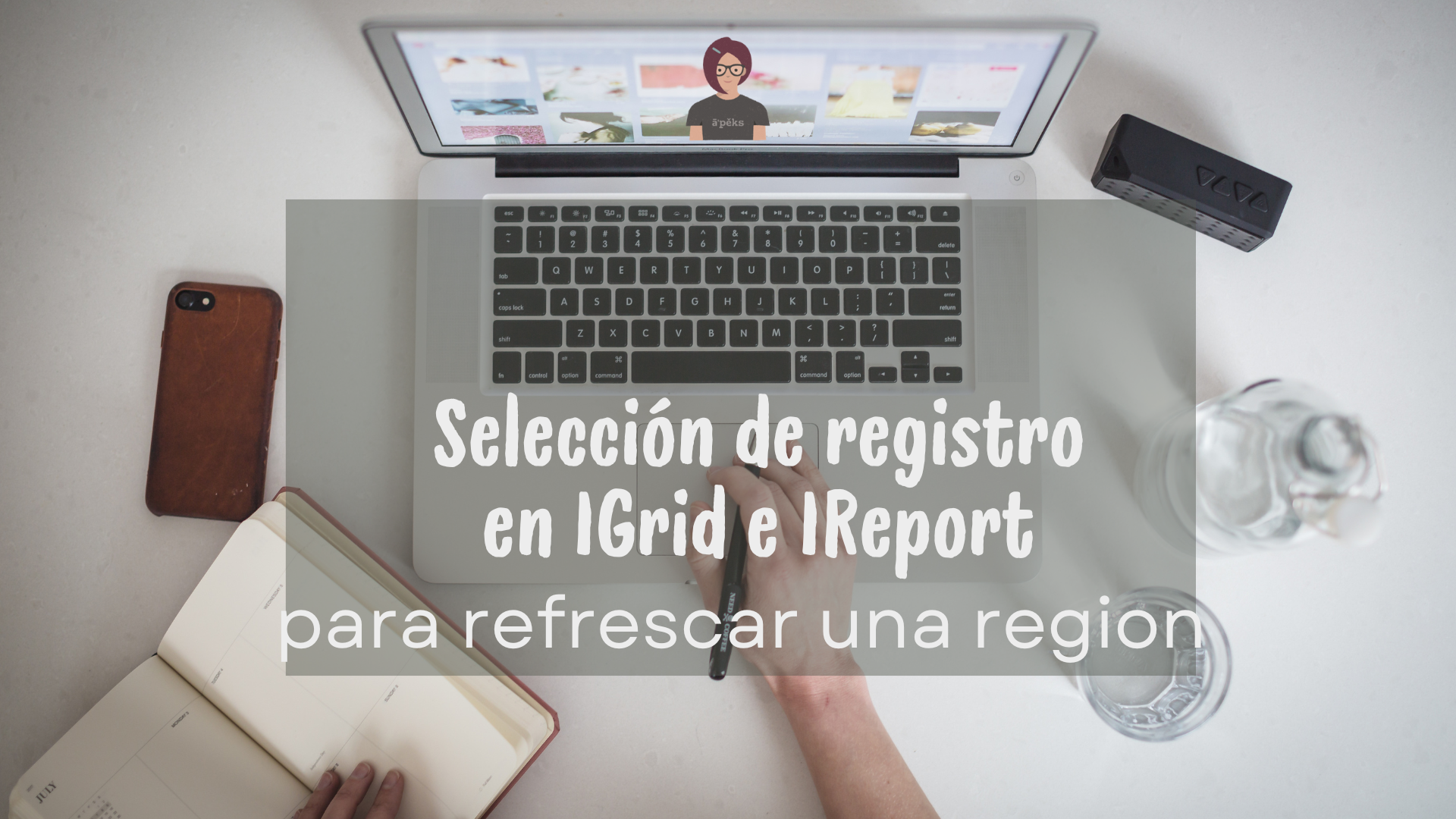 Seleccionar un registro en IGrid e IReport para refrescar una región con gráficos