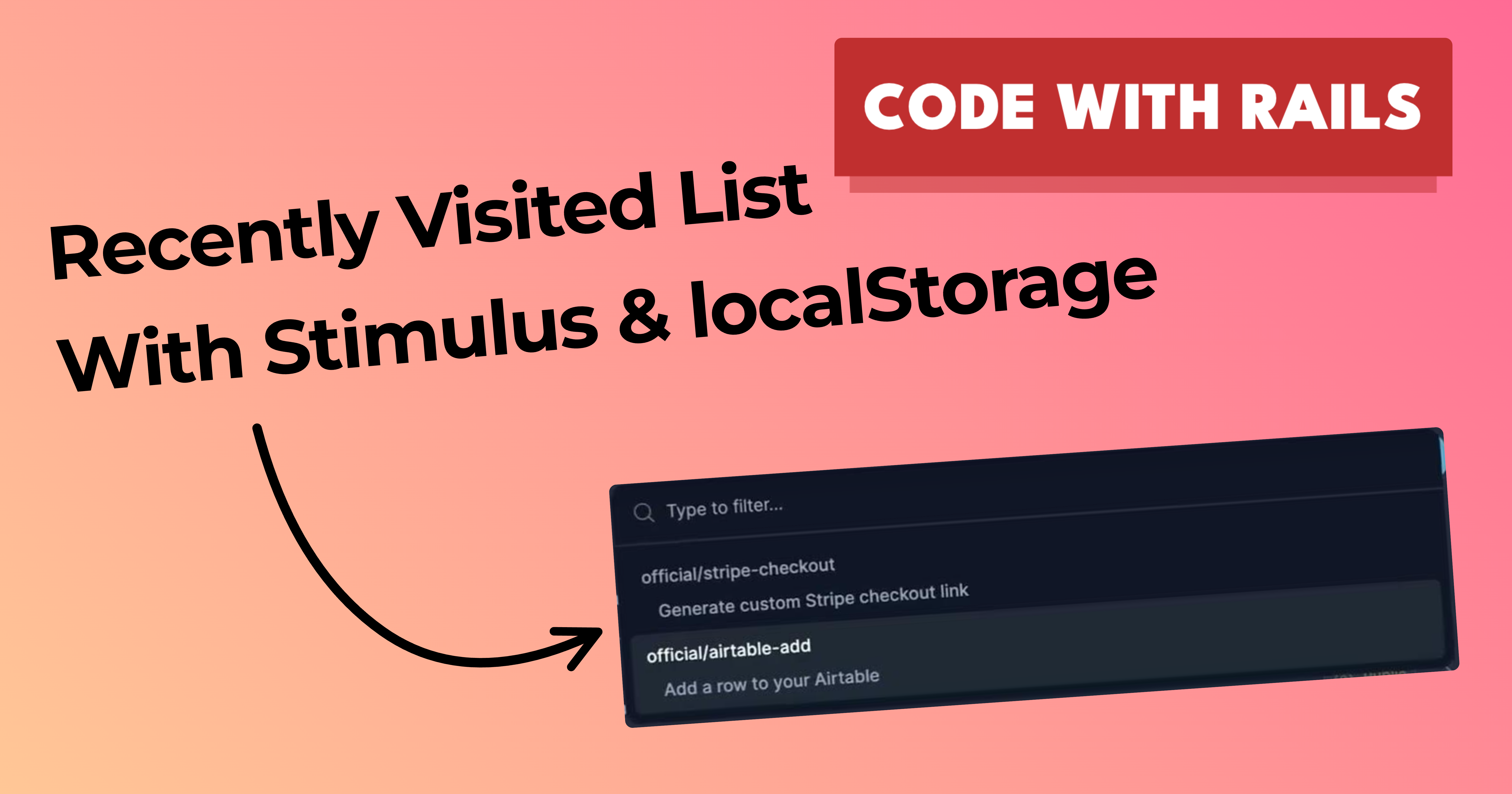 How to save a recently viewed list of pages with Stimulus and localStorage