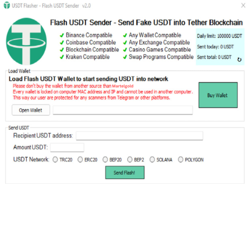 USDT Generator Tool