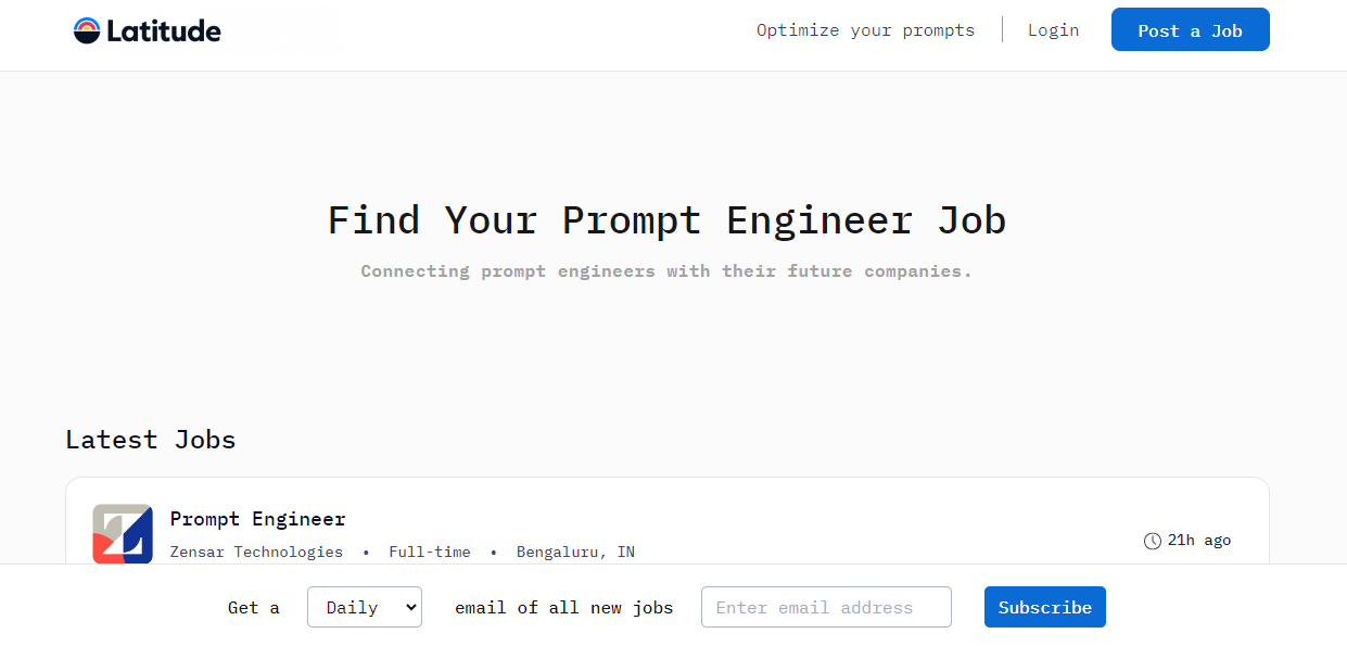 latitude prompt engineer jobs