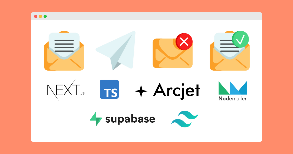 How to Create a Secure Newsletter Subscription with NextJS, Supabase, Nodemailer and Arcjet 🔐💯