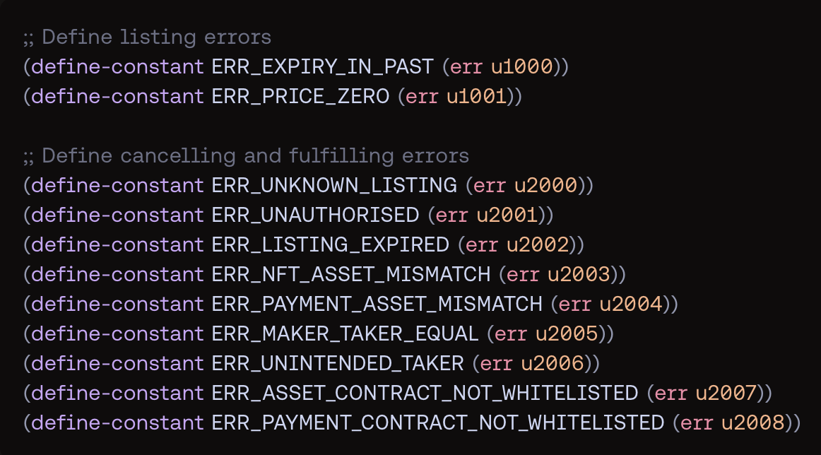 Bitcoin Smart Contracts: Handling Errors