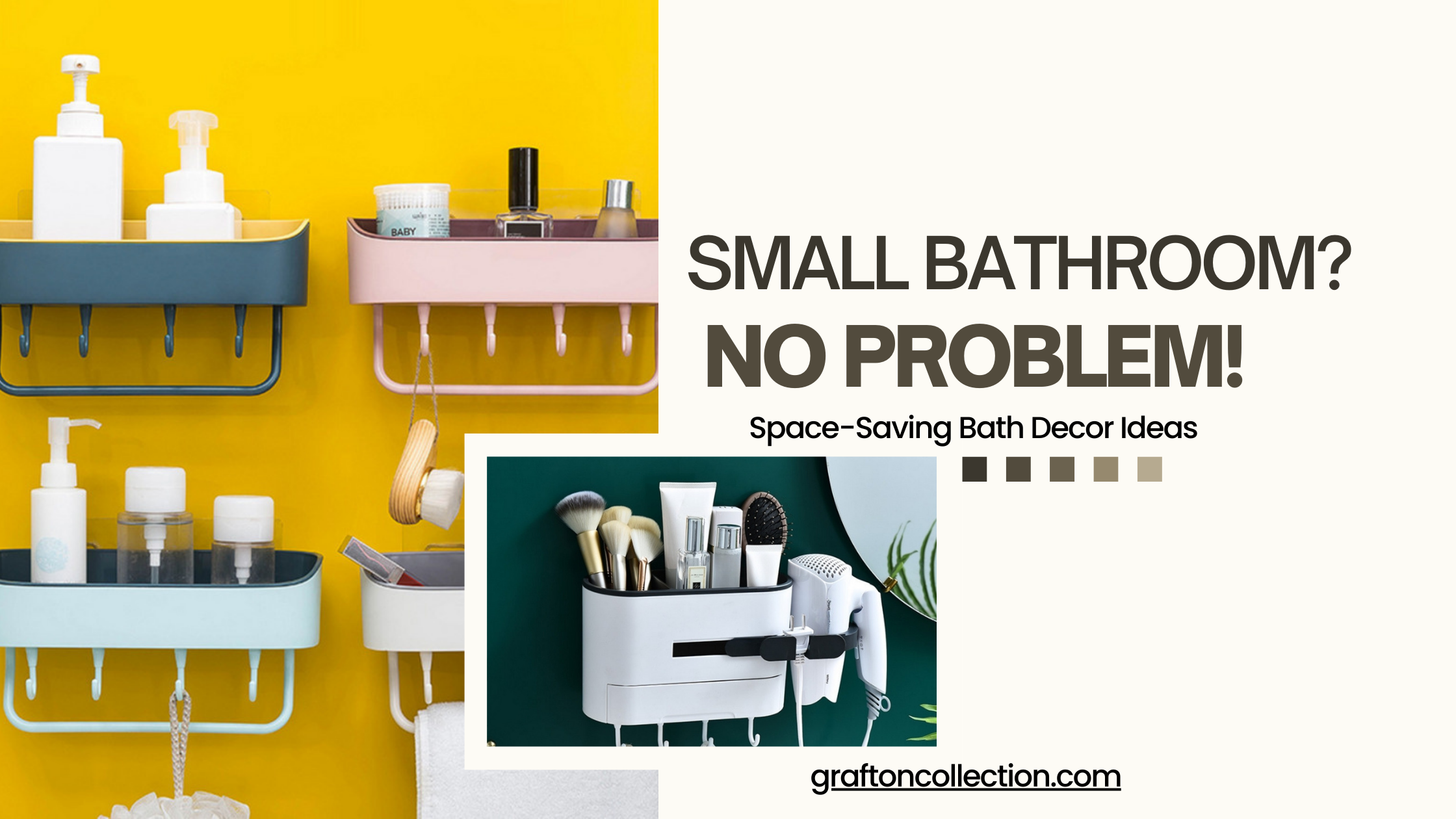 Small Bathroom? No Problem! Space-Saving Bath Decor Ideas
