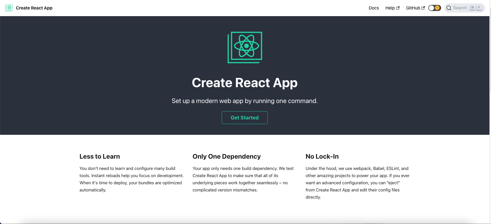 Create React App - Simple Setup for Single-Page Applications